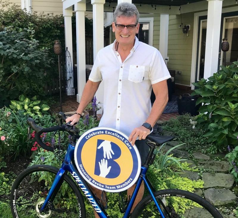 Walt Ellenberger III is ready to bike again thanks to the excellent care he received at Beebe. SUBMITTED PHOTO